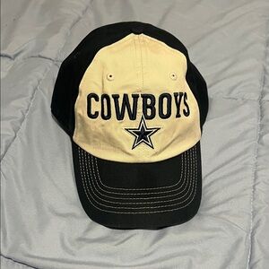 Cowboys navy blue and light gray Cap (pick looks like beige, but it’s light gray